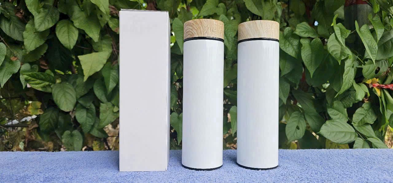 Bình giữ nhiệt - nắp gỗ 